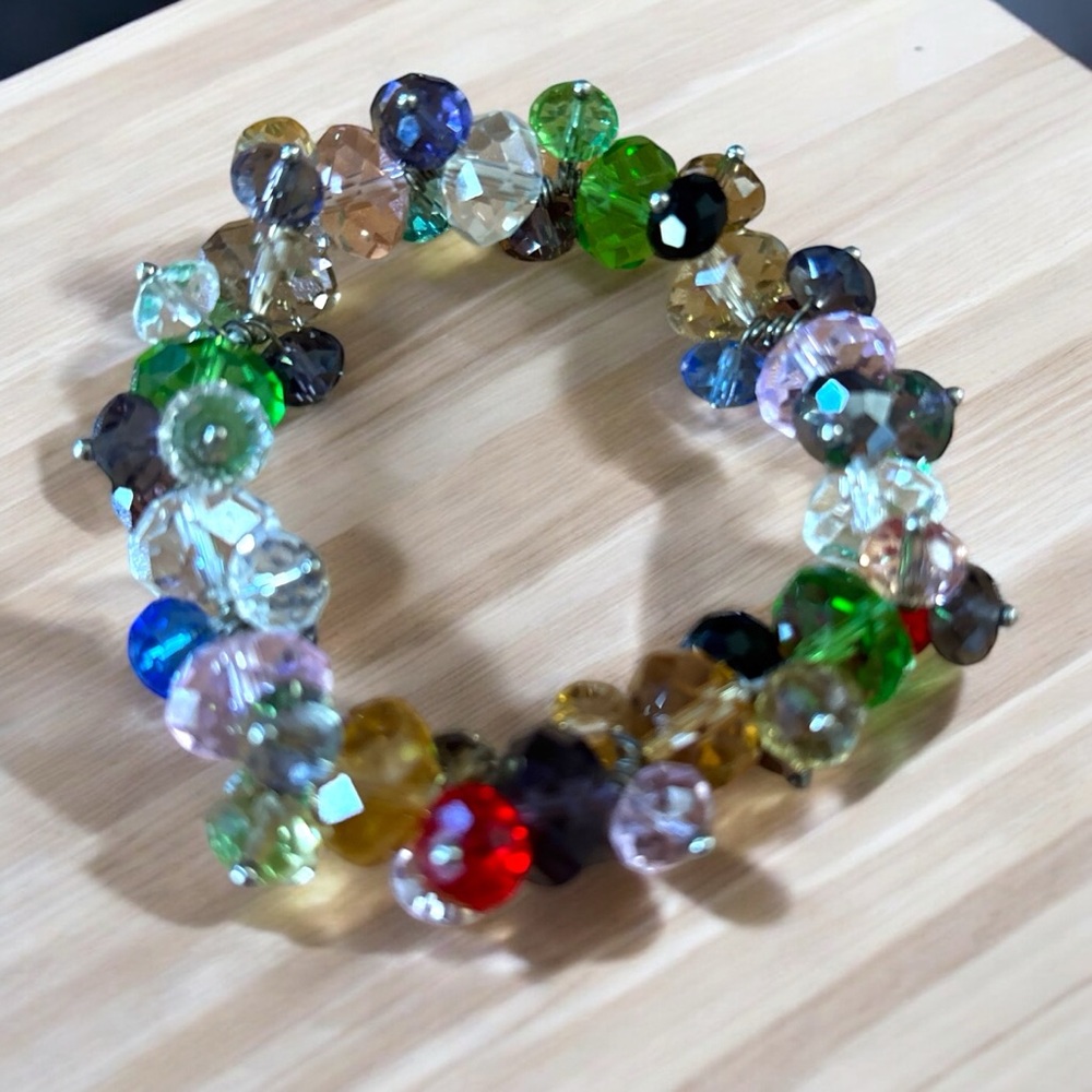 359B. Multicolor  Crystal Bracelet